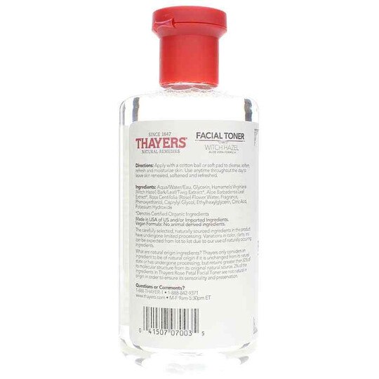 Witch Hazel Alcohol-Free Toner, THY